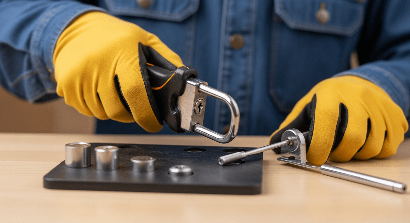 Mobile automotive locksmith programming a car key fob on-site in Fort Worth, TX