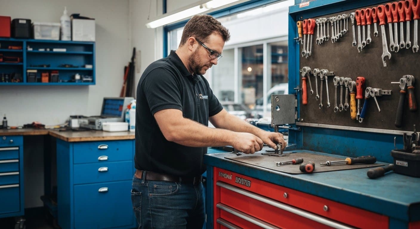 automotive locksmith illustrating Transponder Key Programming Fort Worth: Mobile Key Cutting & Programming