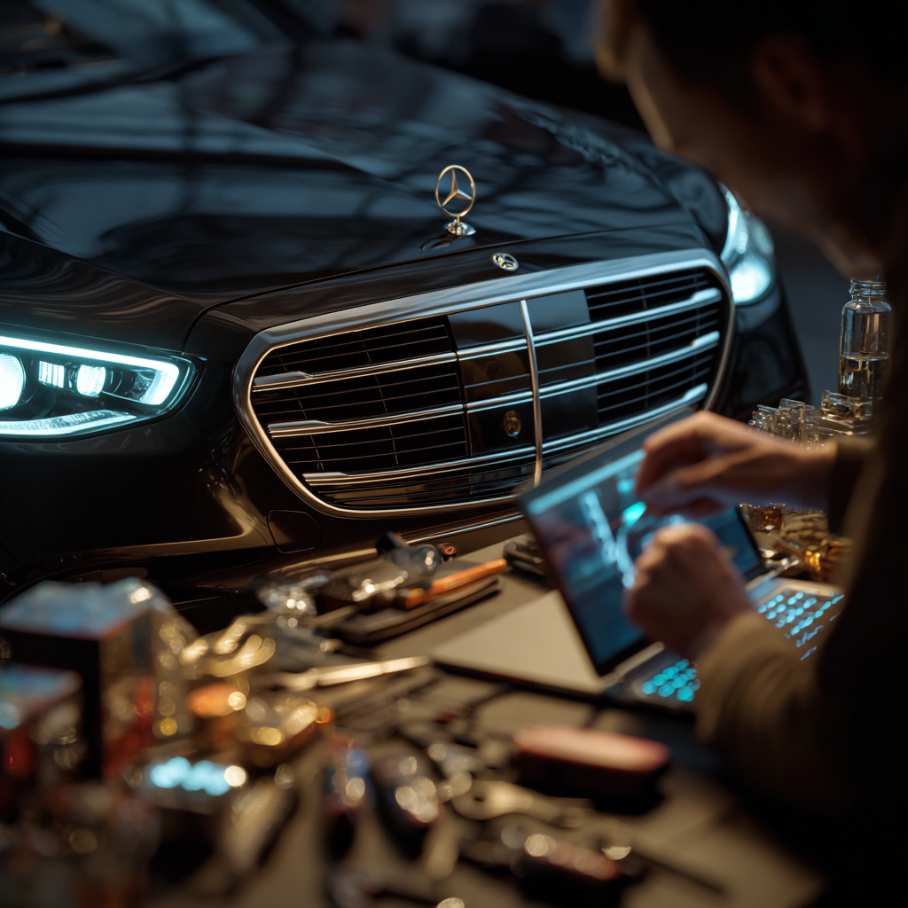 European car locksmith programming Mercedes-Benz keys in Fort Worth, TX